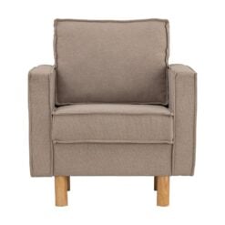 Bragg Nexon 1-Seater Armchair Sofa Couch, Beige