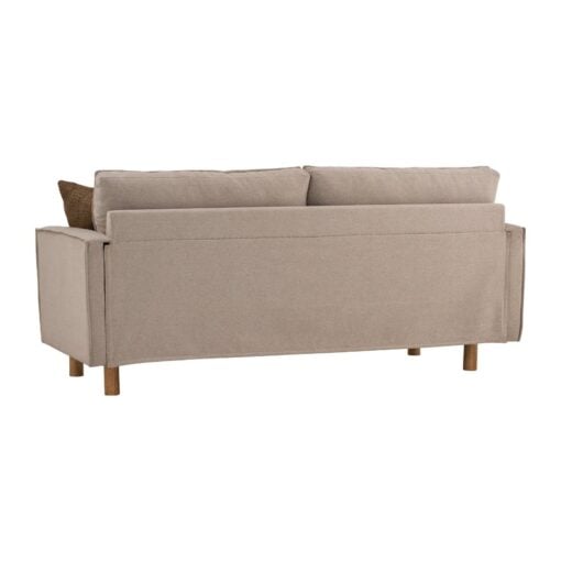 Bragg Nexon 3-Seater Sofa Couch with Scatter Cushions, Beige