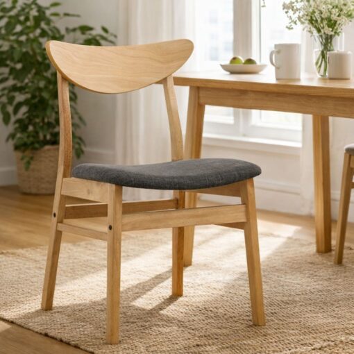 Bragg Macy Dining Chairs, Set of 2, Oak Grey