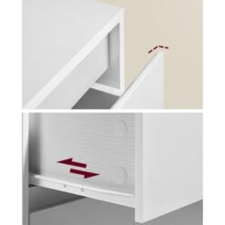 Bragg Lorne Chest of Drawers Storage Wardrobe, 6 Drawers, White