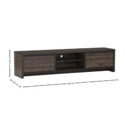 Bragg Belden 1.8m TV Stand Cabinet, Cocoa Dimensions