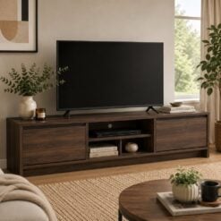 Bragg Belden 1.8m TV Stand Cabinet, Cocoa