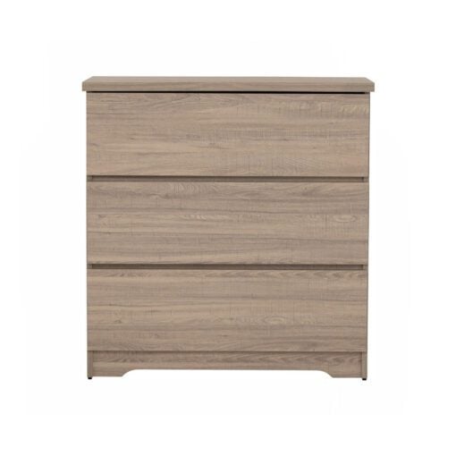 Bragg Dublin Chest of Drawers Storage Cabinet, 3 Drawers, Dark Oak