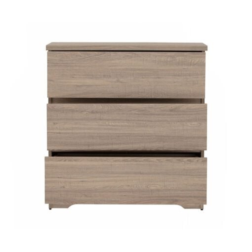 Bragg Dublin Chest of Drawers Storage Cabinet, 3 Drawers, Dark Oak