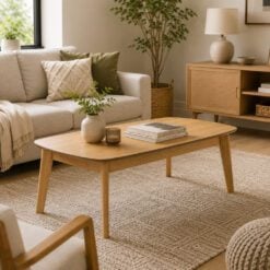 Bragg Hiace Coffee Table, Natural Oak