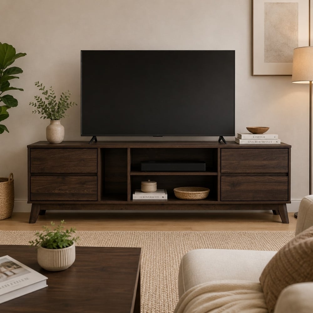 Bragg Hirado 1.8m TV Stand Walnut