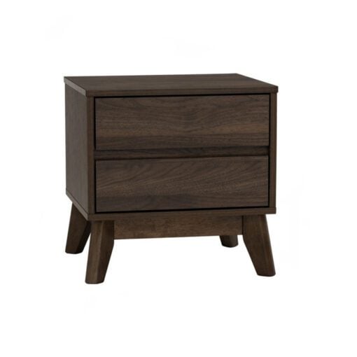 Bragg Hirado Bedside Side Table, Walnut