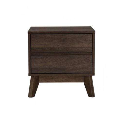 Bragg Hirado Bedside Side Table, Walnut