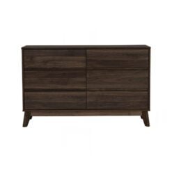 Bragg Hirado Chest of Drawers, 6 Drawers, Walnut