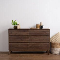 Bragg Hirado Chest of Drawers, 6 Drawers, Walnut