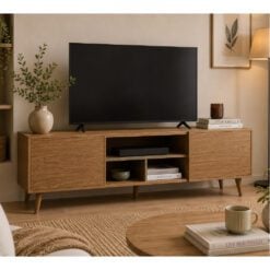 Bragg Inglewood 1.5m TV Stand Cabinet, Oak