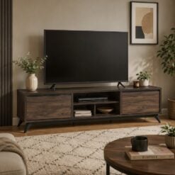 Bragg Maxton 1.8m TV Stand Cabinet, Cocoa Black
