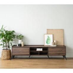Bragg Maxton 1.8m TV Stand Cabinet, Cocoa Black