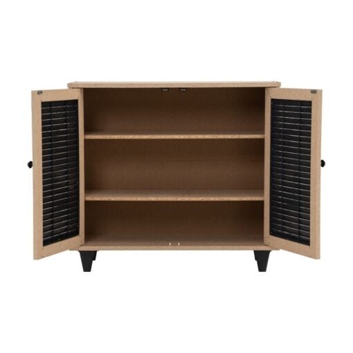 Bragg Almo 2-Door Sideboard Storage Cabinet, Sonoma Oak