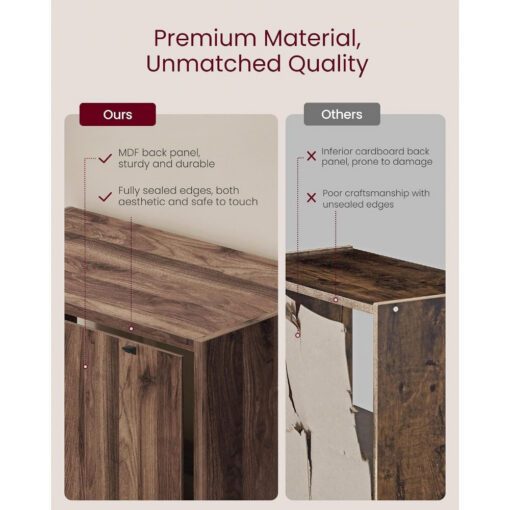 Bragg Shelby 5-Shelf Open Storage Bookcase, 134cm, Walnut