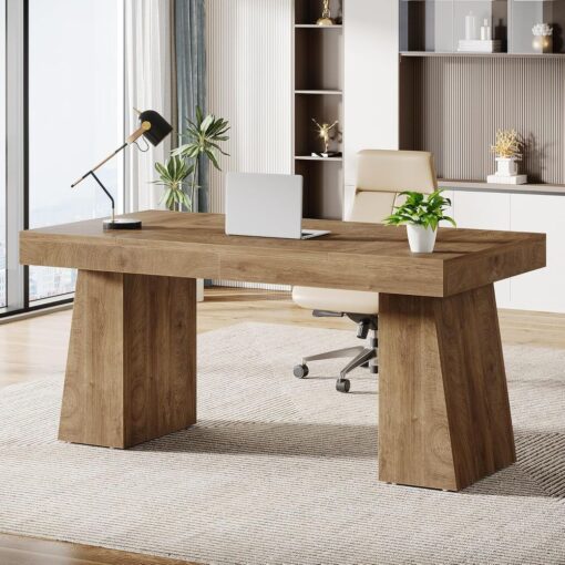 Bragg Ashford 140cm Executive Workspace Computer Desk, Oak