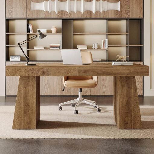 Bragg Ashford 140cm Executive Workspace Computer Desk, Oak