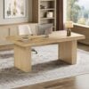 Bragg Hawthorne 160cm Executive Computer Desk, Sand Brown