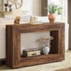 Bragg Marlow 120cm Farmhouse Console Table, Rustic Brown