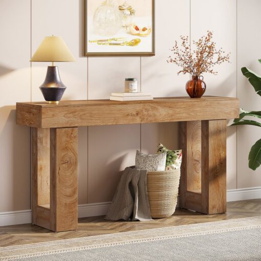 Bragg Rivington 160cm Entryway Console Table, Natural Oak