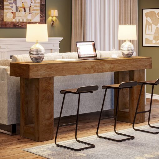 Bragg Rivington 160cm Entryway Console Table, Natural Oak