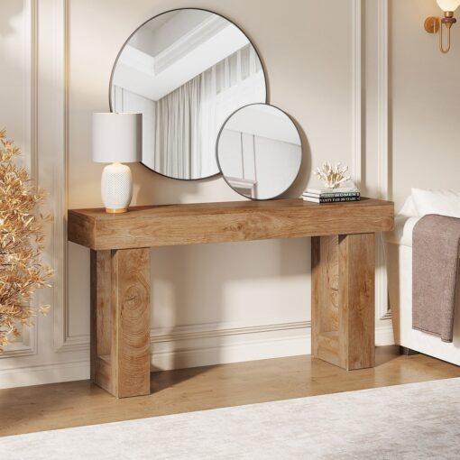 Bragg Rivington 160cm Entryway Console Table, Natural Oak